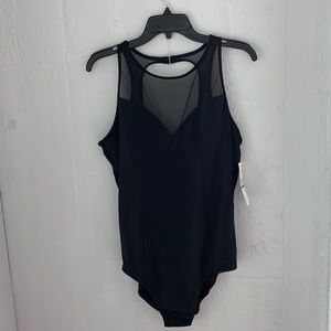 Jantzen Swim Bathing Suit, Size 18 in Black